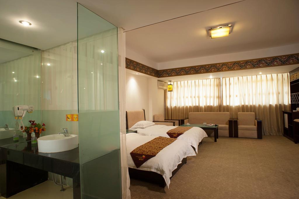 Jiuzhaigou Jinzhulinka Resort Hotel Rom bilde